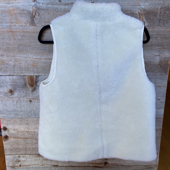 J. crew faux fur vest size medium - Picture 5 of 5